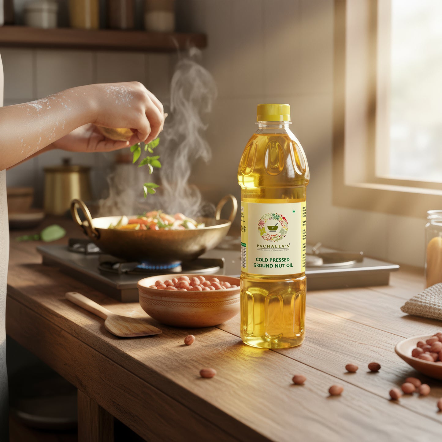 Cold Pressed Groundnut Oil
