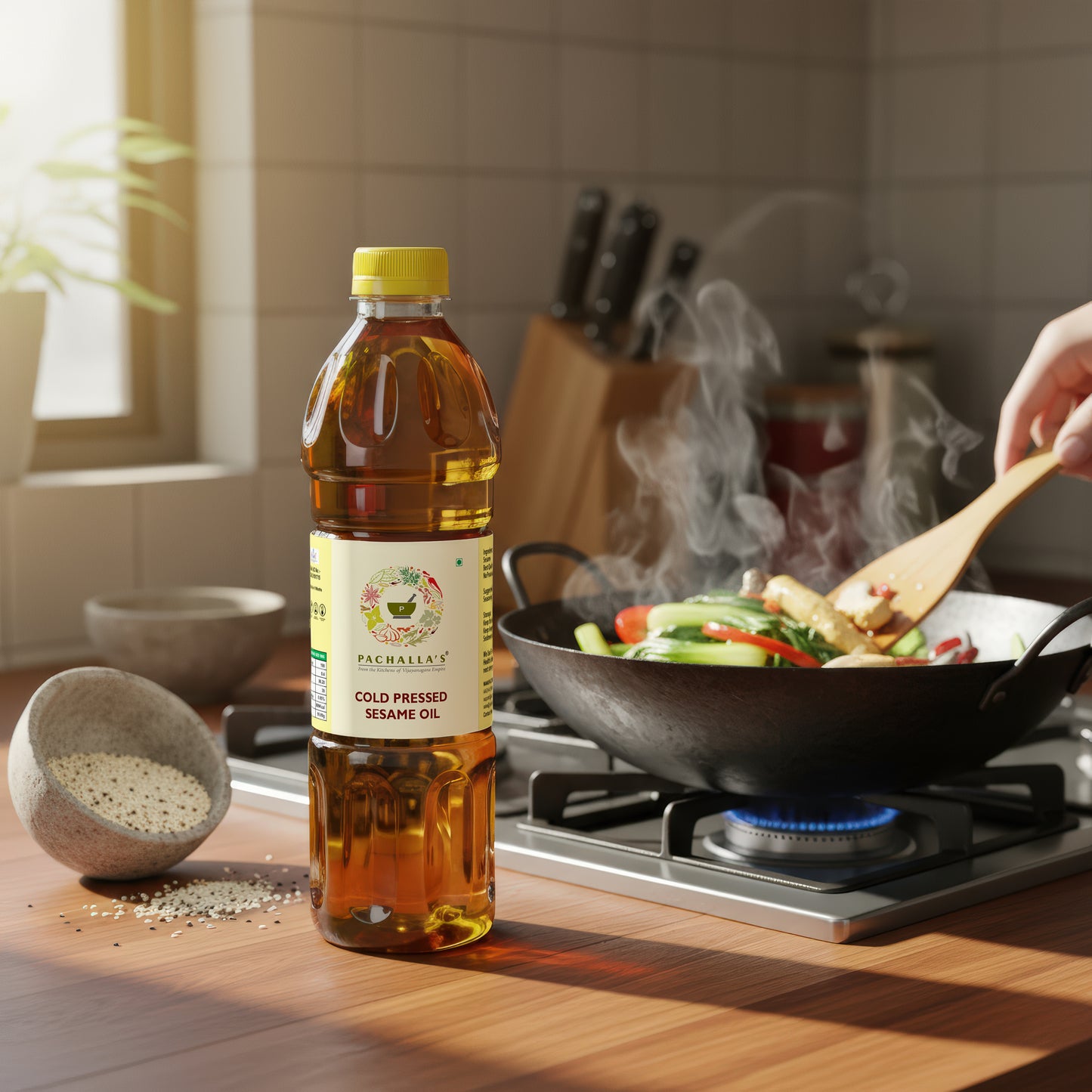 Cold Pressed Sesame Oil