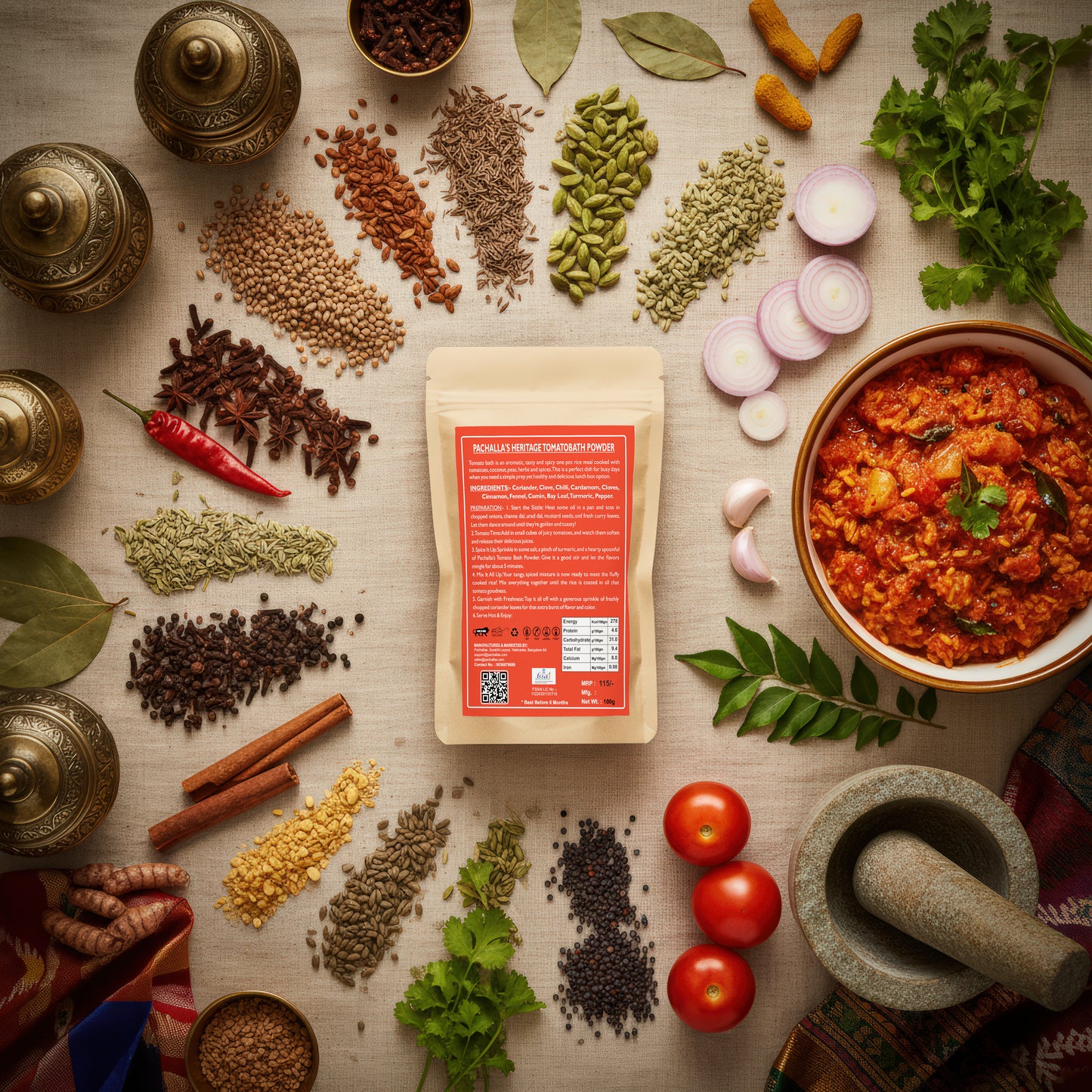 Tomato Bath Powder