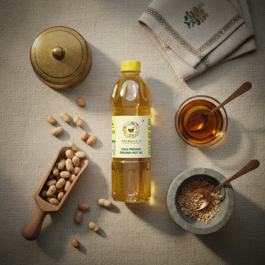Cold Pressed Groundnut Oil