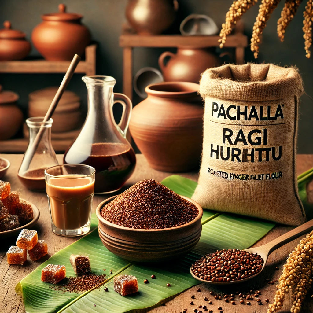 Heritage Ragi Hurihittu – Nutritious Roasted Finger Millet Flour